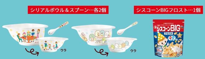 「すみっコぐらし×シスコーン 朝食セット」(日清シスコキャンペーン景品)