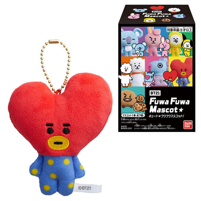 バンダイ「BT21 Fuwa Fuwa Mascot★」(11月29日発売)