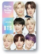 キシリトール×BTSフォトカード(全員集合デザイン、Smile to Smileキャンペーン第3弾景品)