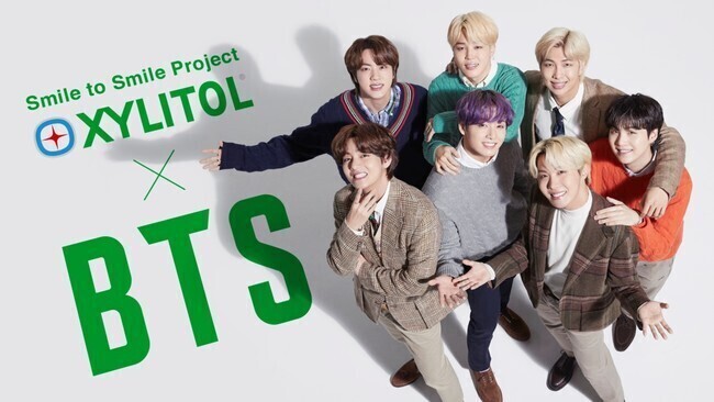 BTS×キシリトール「Smile to Smile Project」イメージ