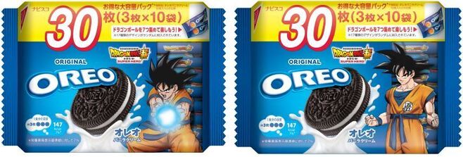 「オレオ ドラゴンボールパック バニラクリーム 30枚」外袋