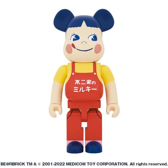 不二家「BE＠RBRICK ホーロー看板 ペコちゃん 1000％」