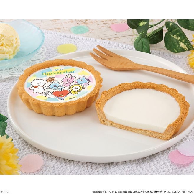 バンダイ「BT21タルト バニラ風味」(ファミリーマート限定)