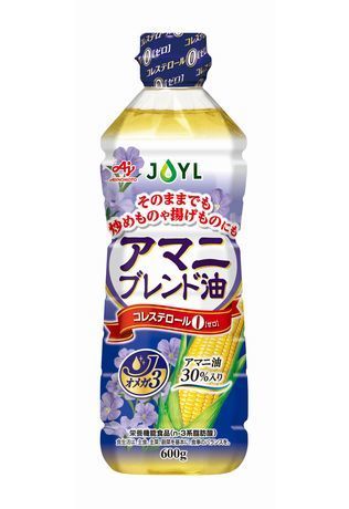 JOYL「AJINOMOTO アマニブレンド油」(600gUDエコペット)/J-オイルミルズ