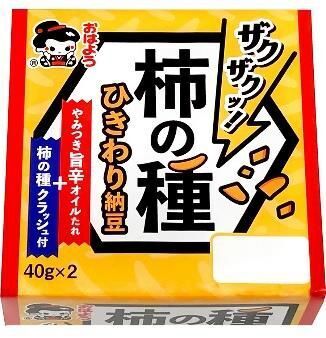 ヤマダフーズ「ザクザクッ!柿の種ひきわり納豆」